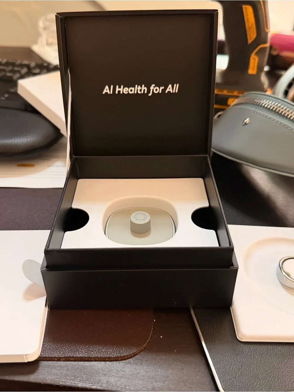 RingConn Gen 2 Air Smart Ring in Silver — Advanced Health & Activity Tracking